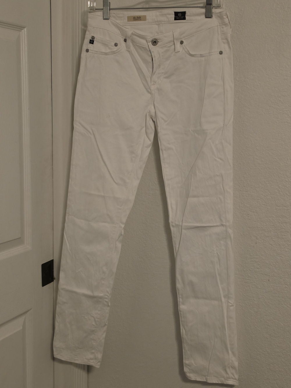 AG Adriano Goldschmied White Skinny Jeans